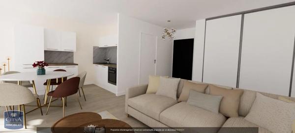 Appartement à vendre 2 pièces 45.65m²