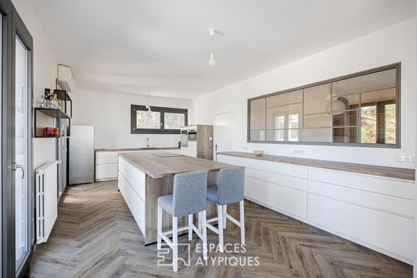 Une architecture contemporaine ouverte sur un panorama d’exception