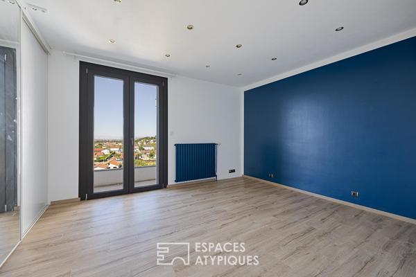 Une architecture contemporaine ouverte sur un panorama d’exception