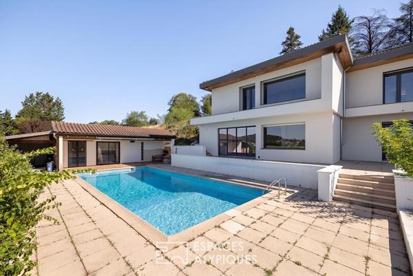 Une architecture contemporaine ouverte sur un panorama d’exception