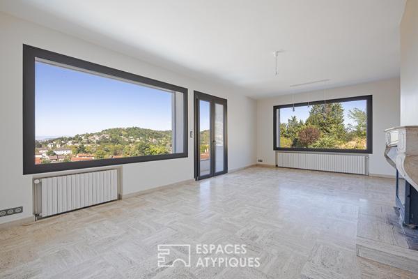 Une architecture contemporaine ouverte sur un panorama d’exception