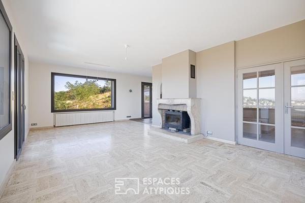 Une architecture contemporaine ouverte sur un panorama d’exception
