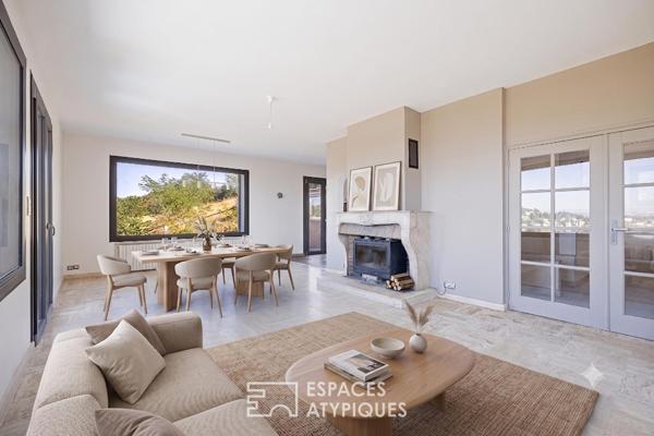 Une architecture contemporaine ouverte sur un panorama d’exception