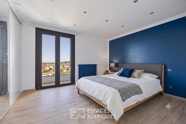 Une architecture contemporaine ouverte sur un panorama d’exception