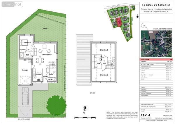 Maison à vendre à Paimpol dans les Côtes-d'Armor (22500), ref : 22023-3490