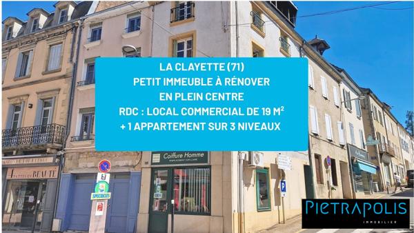 Un local commercial et un appartement