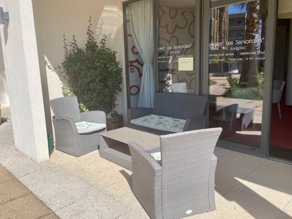 Appartement T2 à vendre – Résidence Seniors Juvignac (34)– Confort, sécurité, tranquillité- Proche commerce et tram