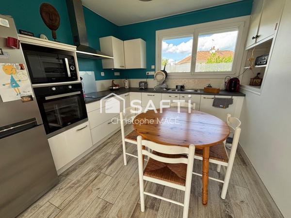 Pavillon T3 avec sous-sol total et jardin