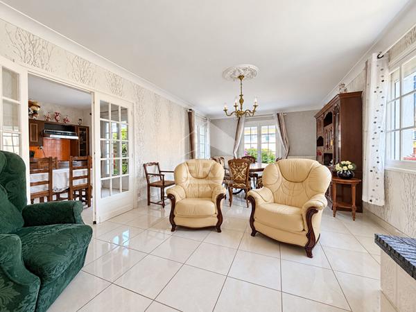 Maison 107 m² - 3 chambres - Vie de plain-pied - Vue sur la Canche.
