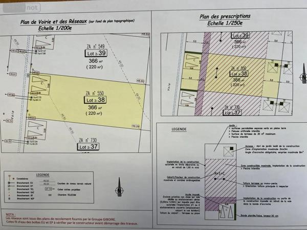 Achat - Terrain à bâtir Châteaugiron 35410 366 m 2