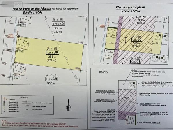 Achat - Terrain à bâtir Châteaugiron 35410 366 m 2