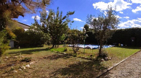 Villeneuve-Tolosane: maison T4 de plain pied avec jardin et grand garage