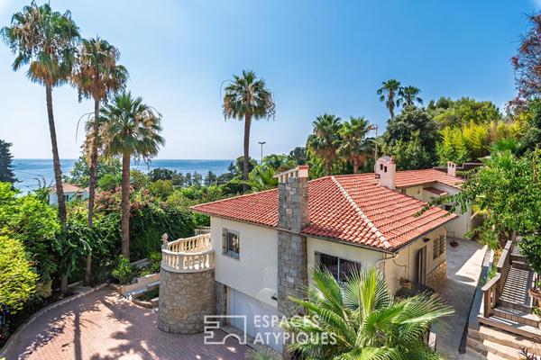 Villa vue mer et son jardin d’Éden intimiste à Golfe-Juan