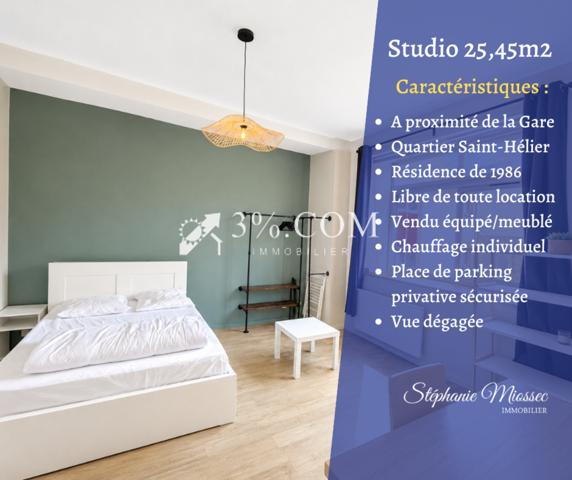 Appartement 1 pièce(s) 25.45 m²