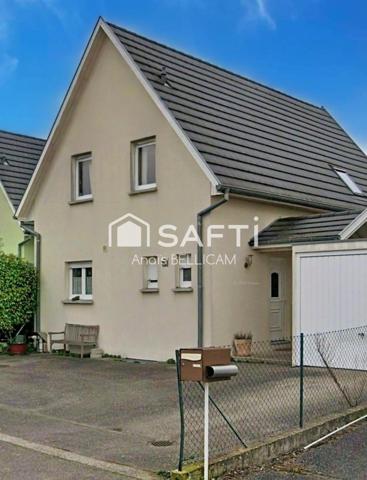 Maison familiale 106 m² avec sous-sol complet et garage indépendant à Fessenheim