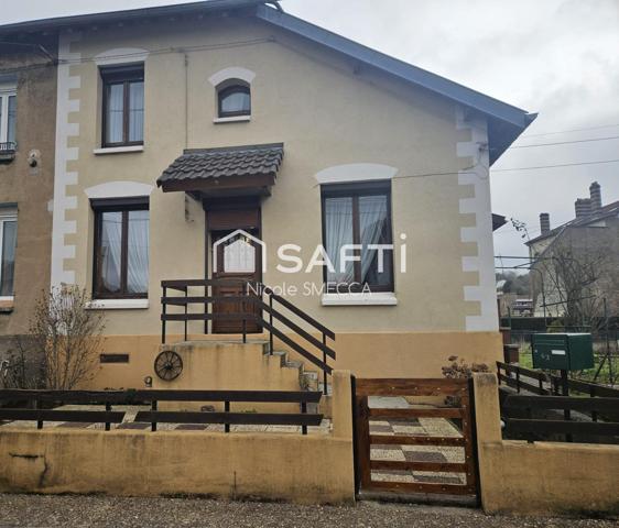 Maison mitoyenne,2 chambres,jardin,terrasse