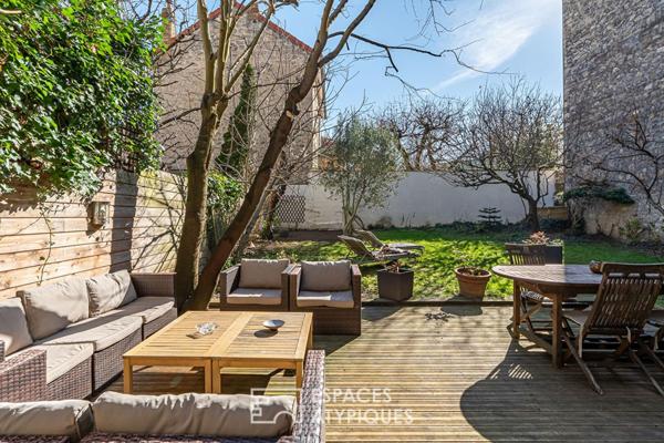 Meulière avec jardin arboré à deux pas de la gare de Clamart