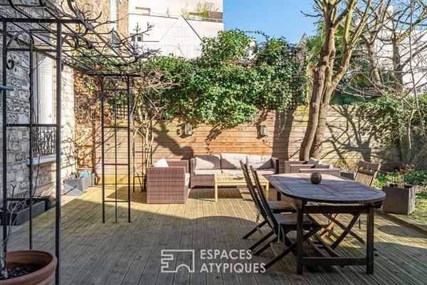Meulière avec jardin arboré à deux pas de la gare de Clamart