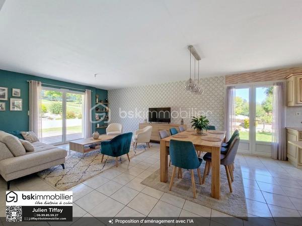 ✨ Coup de cœur assuré ! Charmante maison de 2005 avec fort potentiel 🏡
​Posez vos valises dans cette agréable maison, alliant confort et beaux volumes sur un superbe terrain clos et paysagé de 540 m².
​Dès l'entrée avec placard fonctionnel, vous découvrirez une pièce de vie lumineuse de 42 m² réunissant un salon-séjour convivial et une cuisine équipée ouverte 🍳. Le rez-de-chaussée dispose également de deux belles chambres volumineuses avec placards, d'une salle de bain complète avec baignoire et douche, ainsi que d'un WC séparé.
​Les atouts majeurs :
​Potentiel d'agrandissement : Un grenier aménageable offrant 90 m² au sol pour concrétiser tous vos projets (chambres supplémentaires, bureau, espace de jeu) 🛠️
​Sous-sol complet : Un vaste espace idéal pour le stationnement, le stockage ou un atelier 🚗.  Fermeture avec porte motorisée coulissante. 
​Confort au quotidien : Chauffage au sol électrique, radiateurs électriques dans les chambres et menuiseries PVC double vitrage.
​Extérieur soigné : Une terrasse carrelée donnant sur un jardin entièrement clos et paysagé 🌿
​Un bien complet et évolutif à visiter sans tarder ! Découvrez le avec la visite virtuelle, le lien est disponible...