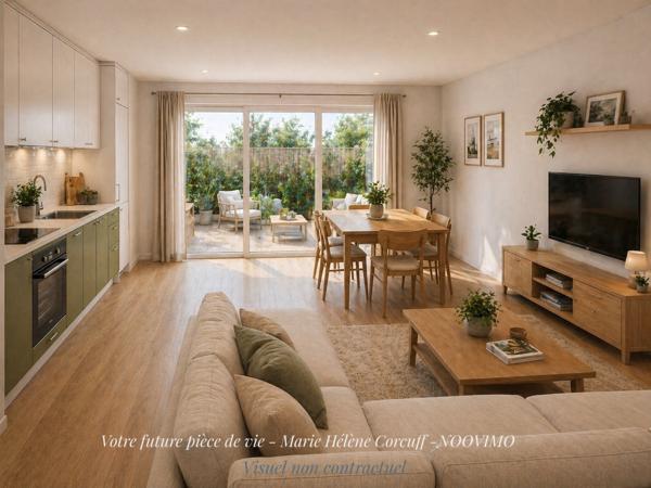 T3 RdC Sud jardinet 67 m2 Centre de Liffré