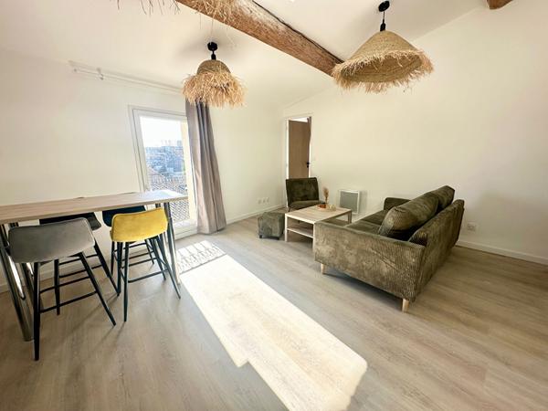 Appartement Loupian T2 37 m² refait à neuf meublé