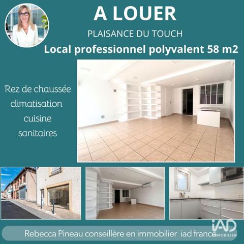 Location bureaux 58 m² Plaisance-du-Touch