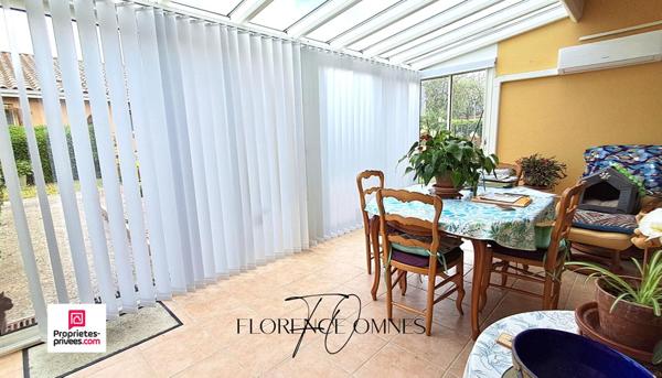 Maison T3 avec véranda, jardinet, parking et piscine - Résidence senior sécurisée - Villegly