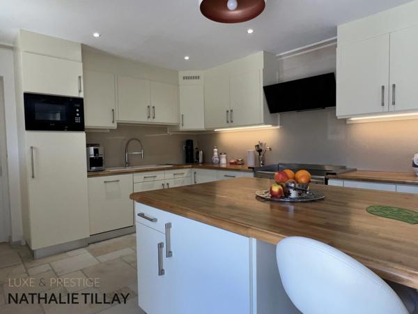 Saint Denis en val , proche Orleans, maison contemporaine de 2005, jardin paysagé et piscine