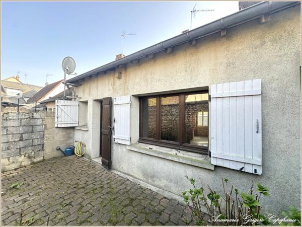 COURVILLE SUR EURE (28190), Rue Georges Fessard, maison à renover de 100m², 2 chambres, garage