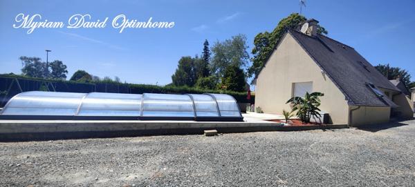 ✨ Élégante maison rénovée avec piscine et grand garage à Rostrenen