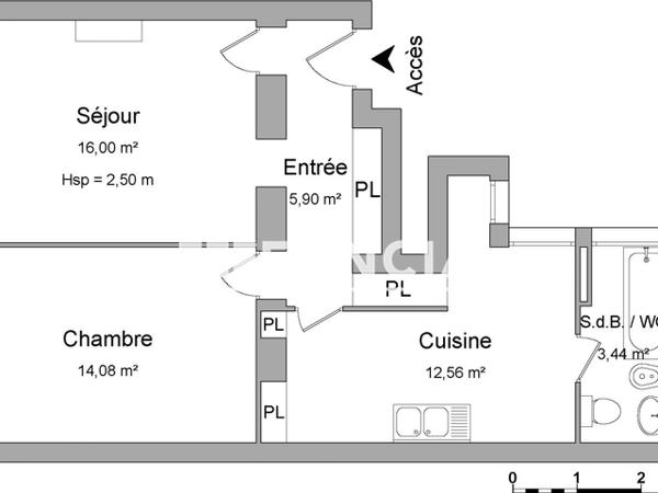 Location Appartement 2 pièces 51.98 m² - 22 RUE HOCHE Dijon 21000