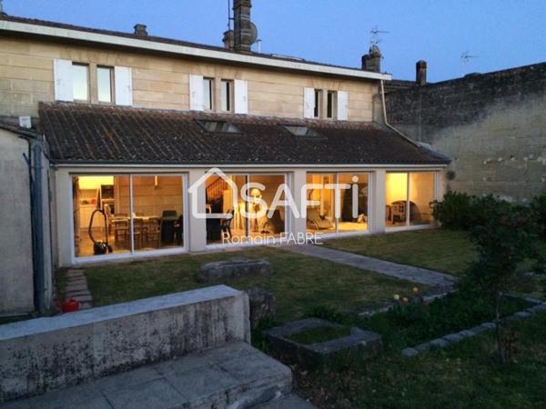 Maison de Maitre « cœur de ville » avec cinq chambres, terrain intimiste et grand garage idéal Colocation