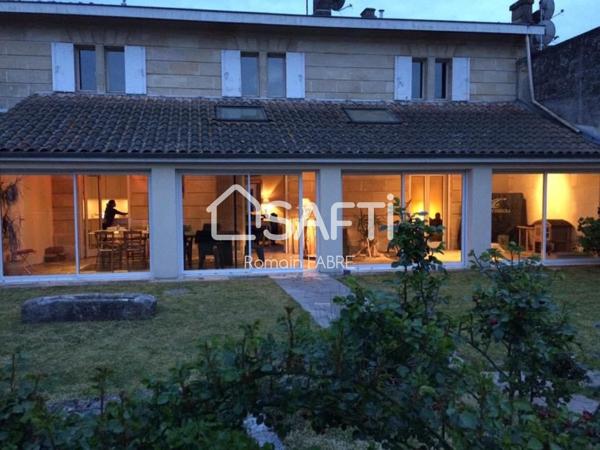 Maison de Maitre « cœur de ville » avec cinq chambres, terrain intimiste et grand garage idéal Colocation