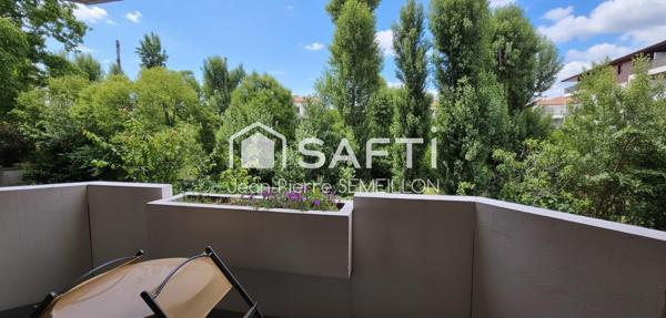 Studio lumineux, climatisation, terrasse