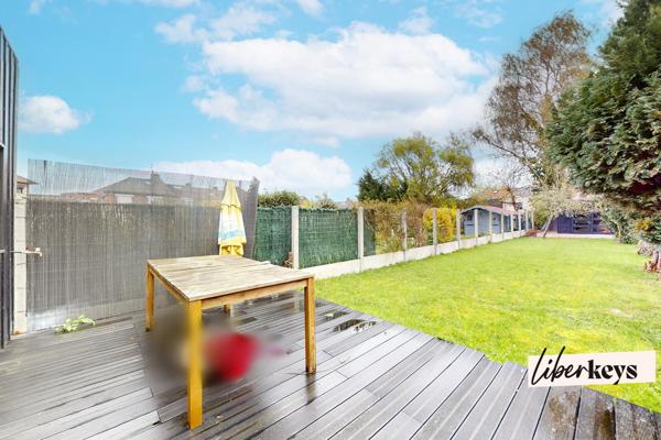 Maison à Hem - 123m² - 4 chambres - grande cuisine - jardin