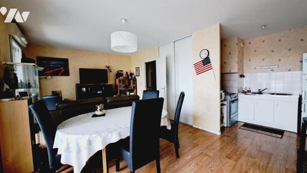 Appartement T3 - 64 m² avec balcon et parking privatif couvert 