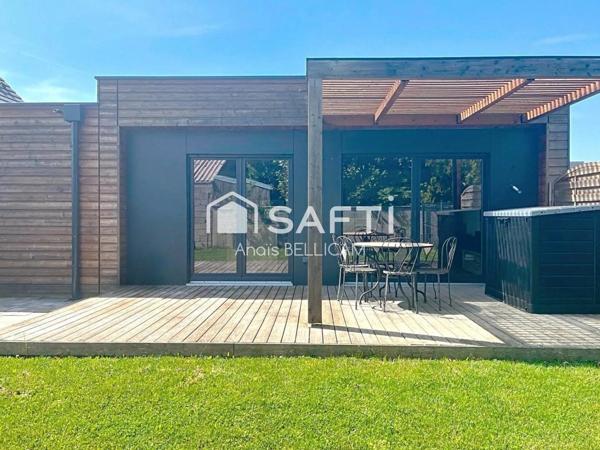Maison bois moderne de plain-pied 91 m² - sans travaux