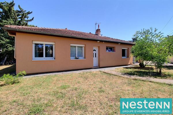 Maison 5 pièces de plain-pied avec studio indépendant et jardin arboré 69330 MEYZIEU