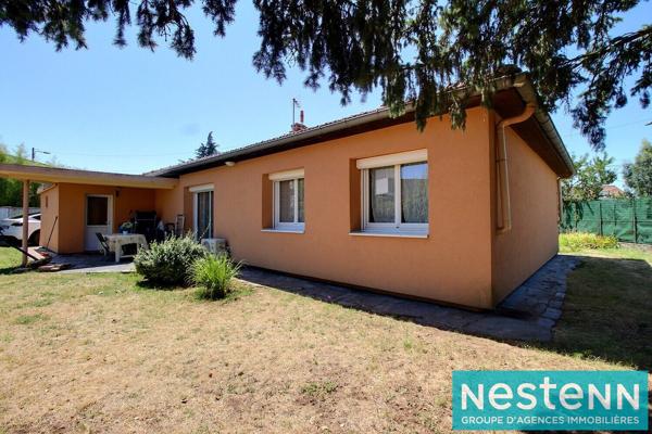 Maison 5 pièces de plain-pied avec studio indépendant et jardin arboré 69330 MEYZIEU