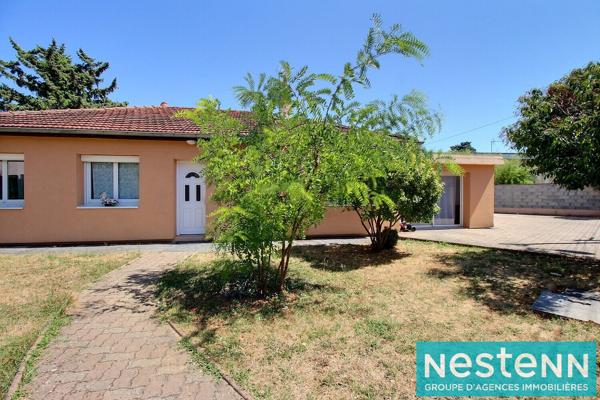 Maison 5 pièces de plain-pied avec studio indépendant et jardin arboré 69330 MEYZIEU