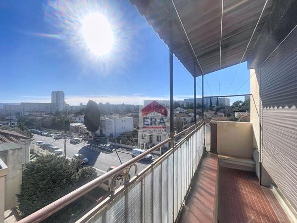 A VENDRE MARSEILLE 13014 LE MERLAN APPARTEMENT T5 BALCONS CAVE ATELIER