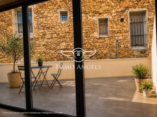 Maison de charme rénovée avec terrasse 18 m² - DPE C - Saint-Cécile