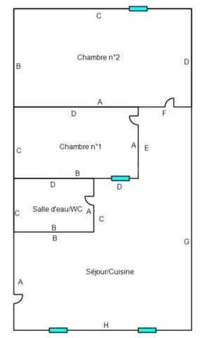 Appartement de 40 m²