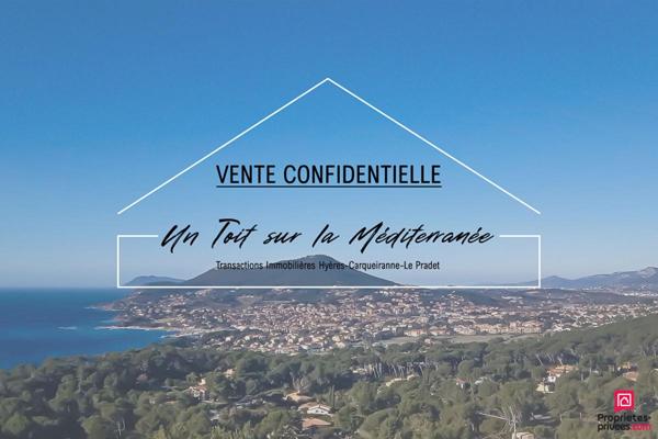 VENTE CONFIDENTIELLE - Villa à rénover à la Californie Varoise - Carqueiranne - 6 pièces 151 m2