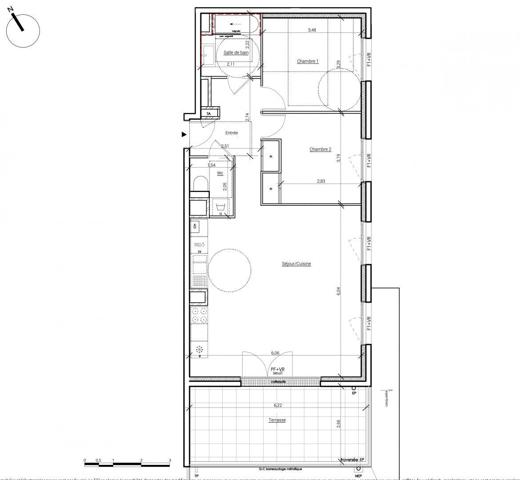 Appartement à vendre 3 pièces 72 m² Crolles