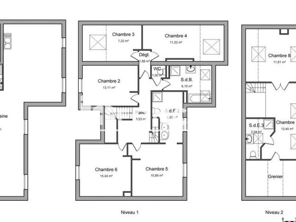 Location Maison 10 pièces 216.24 m² - 3 ALLEE DE LA PAGERIE Louveciennes 78430