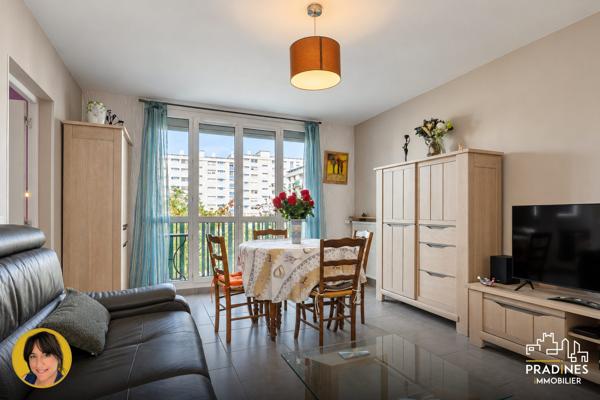 Pierre-Bénite – T3 lumineux de 70 m² avec balcon, parking, cave et garage possible