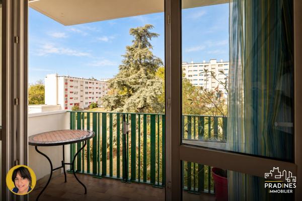 Pierre-Bénite – T3 lumineux de 70 m² avec balcon, parking, cave et garage possible