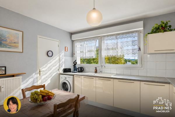 Pierre-Bénite – T3 lumineux de 70 m² avec balcon, parking, cave et garage possible