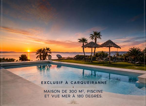 Maison et vue mer exceptionnelles :  300 m2 - 6 Chambres, 6 salles d'eau